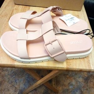 Pink leather Stylus slides